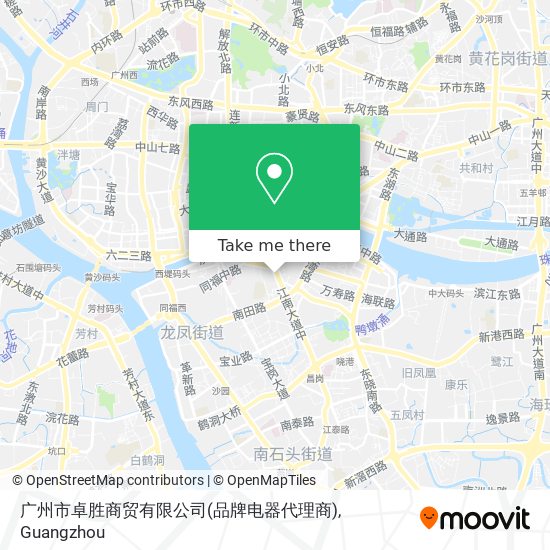 广州市卓胜商贸有限公司(品牌电器代理商) map
