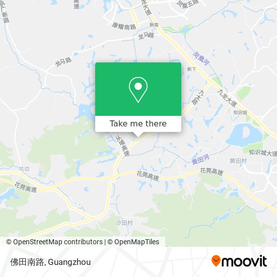 佛田南路 map