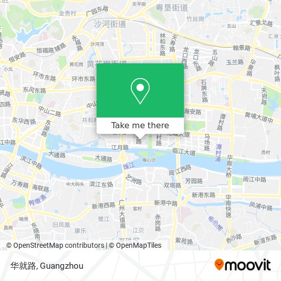 华就路 map