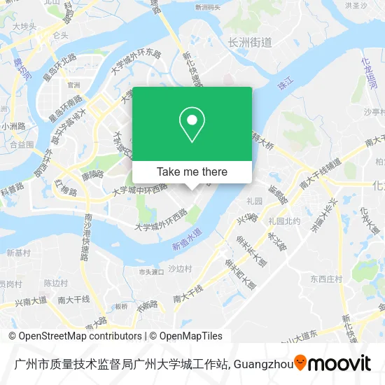 广州市质量技术监督局广州大学城工作站 map