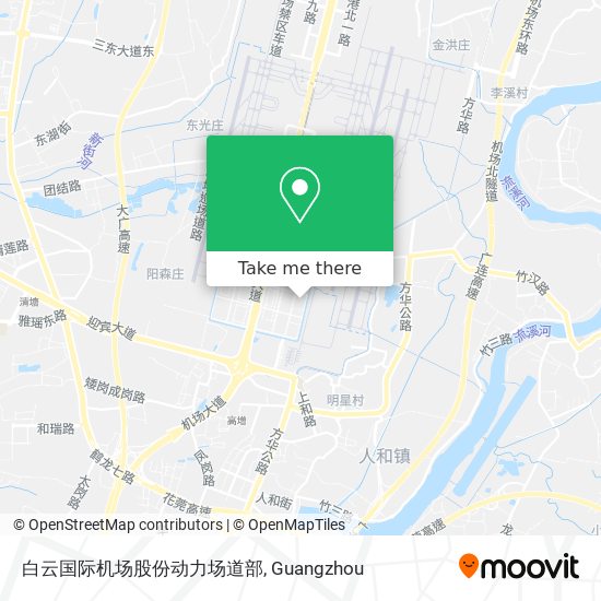 白云国际机场股份动力场道部 map