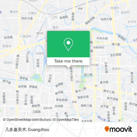 几多趣美术 map