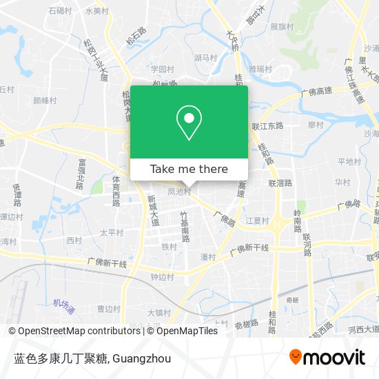 蓝色多康几丁聚糖 map