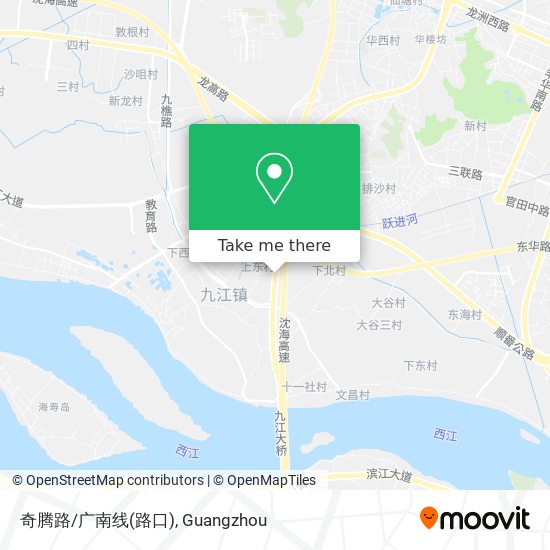 奇腾路/广南线(路口) map