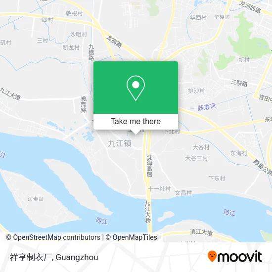 祥亨制衣厂 map