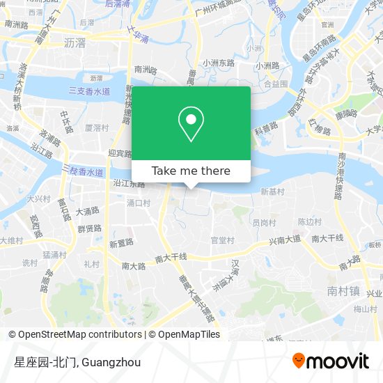 星座园-北门 map