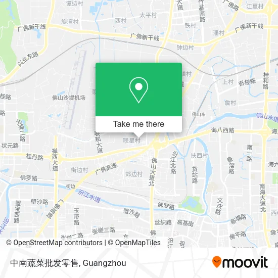 中南蔬菜批发零售 map