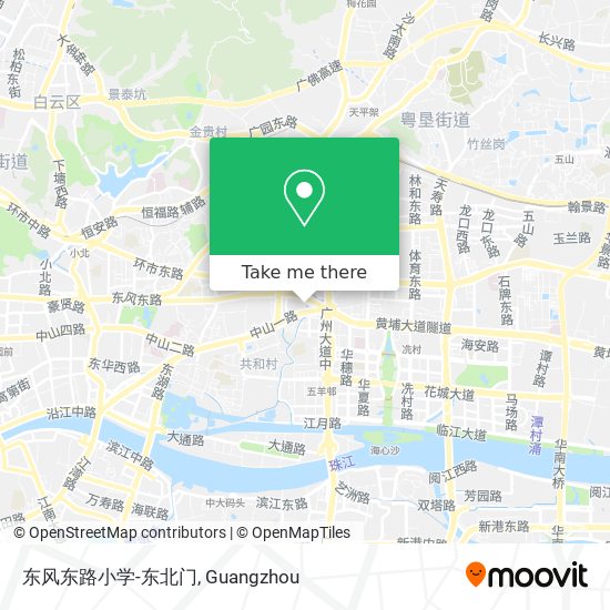 东风东路小学-东北门 map