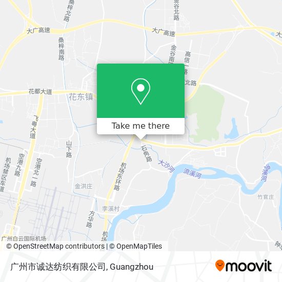 广州市诚达纺织有限公司 map