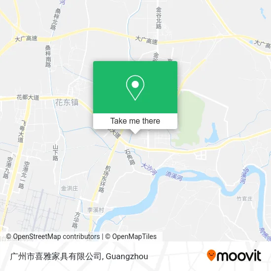 广州市喜雅家具有限公司 map