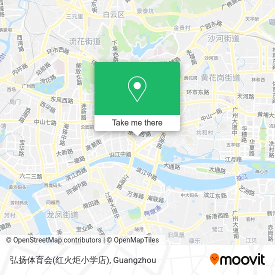 弘扬体育会(红火炬小学店) map