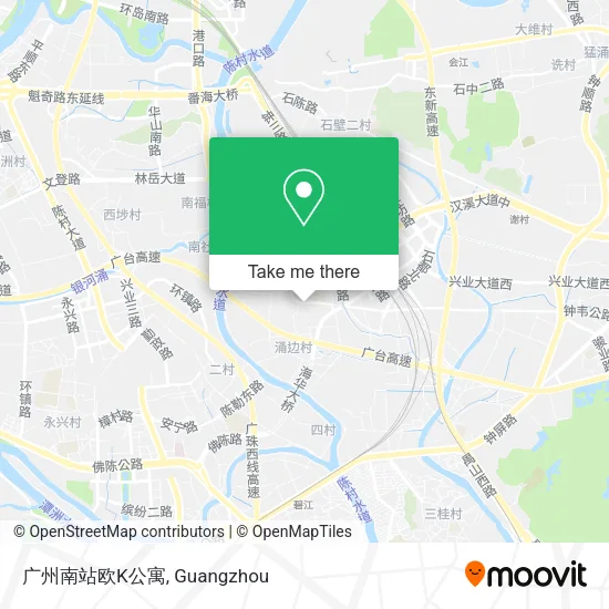 广州南站欧K公寓 map