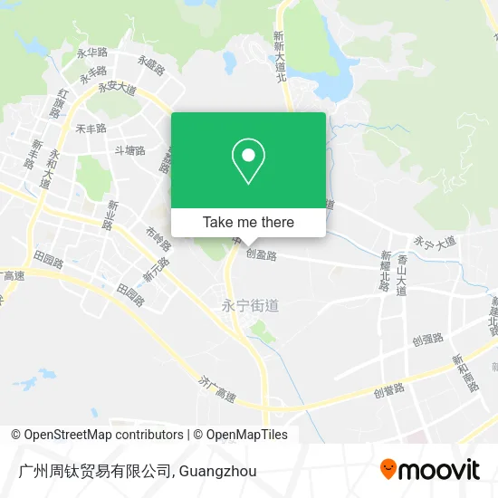 广州周钛贸易有限公司 map