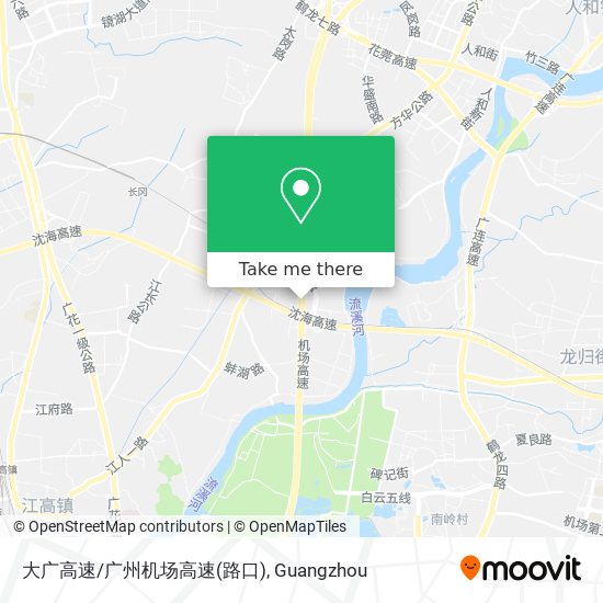 大广高速/广州机场高速(路口) map