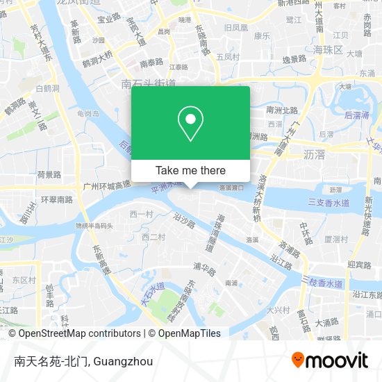 南天名苑-北门 map