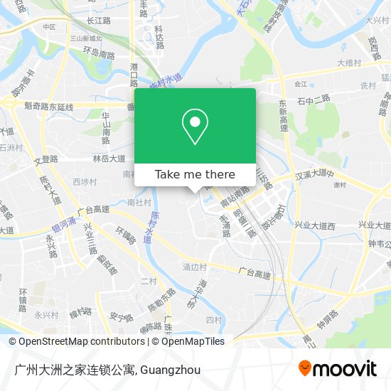 广州大洲之家连锁公寓 map