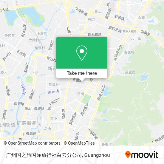 广州国之旅国际旅行社白云分公司 map
