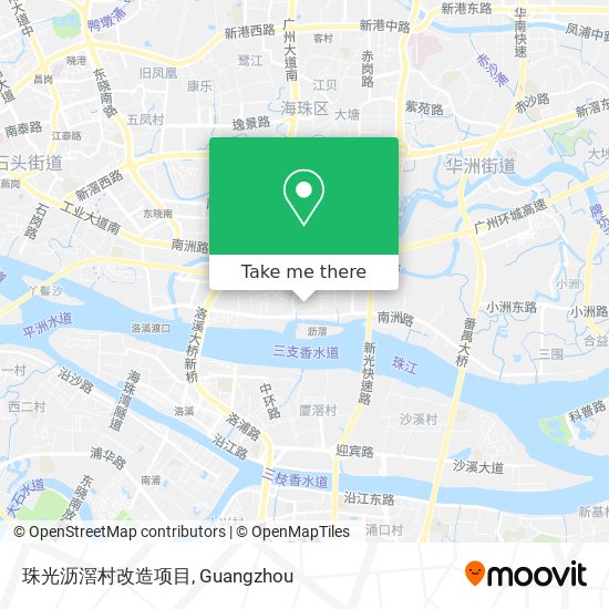 珠光沥滘村改造项目 map