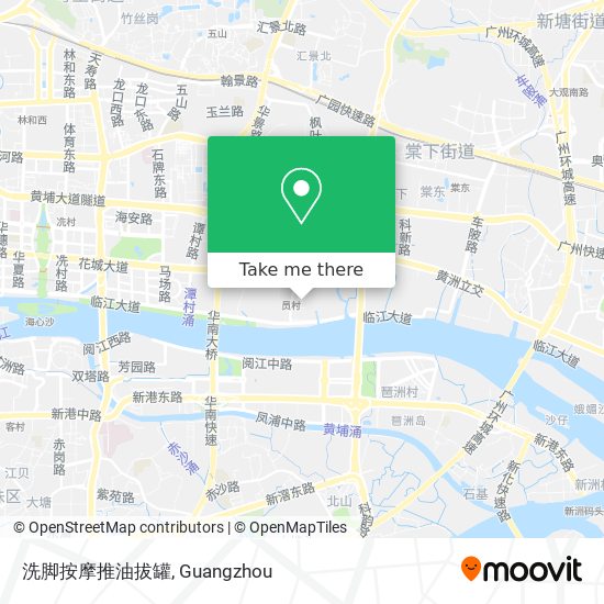 洗脚按摩推油拔罐 map