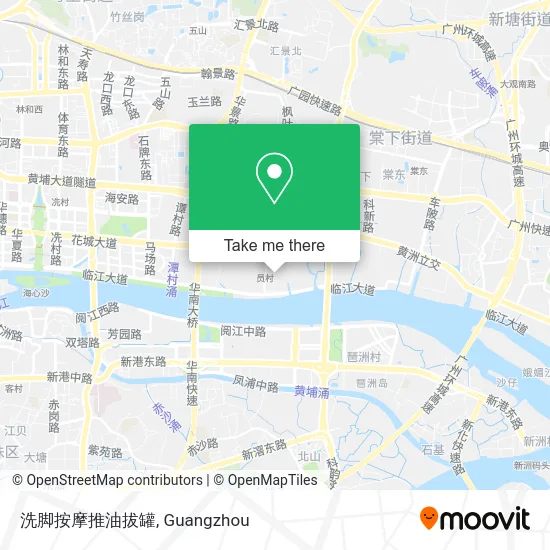 洗脚按摩推油拔罐 map