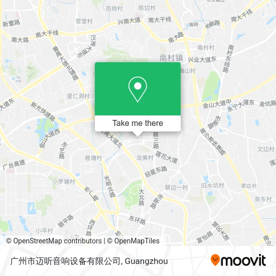 广州市迈听音响设备有限公司 map