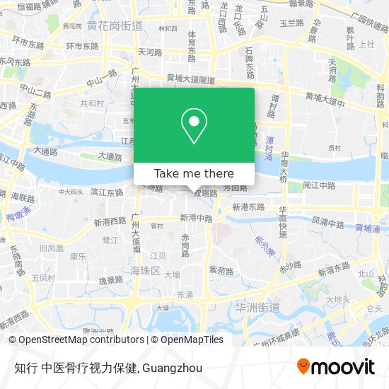 知行 中医骨疗视力保健 map
