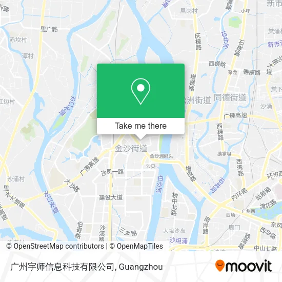 广州宇师信息科技有限公司 map