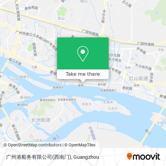 广州港船务有限公司(西南门) map