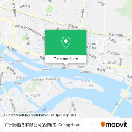 广州港船务有限公司(西南门) map