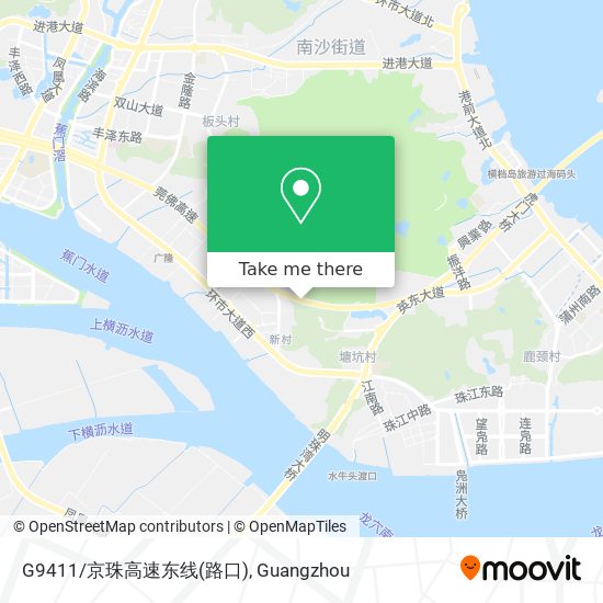 G9411/京珠高速东线(路口) map