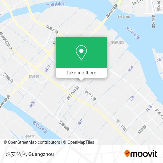 珠安药店 map