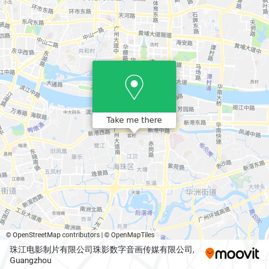 珠江电影制片有限公司珠影数字音画传媒有限公司 map