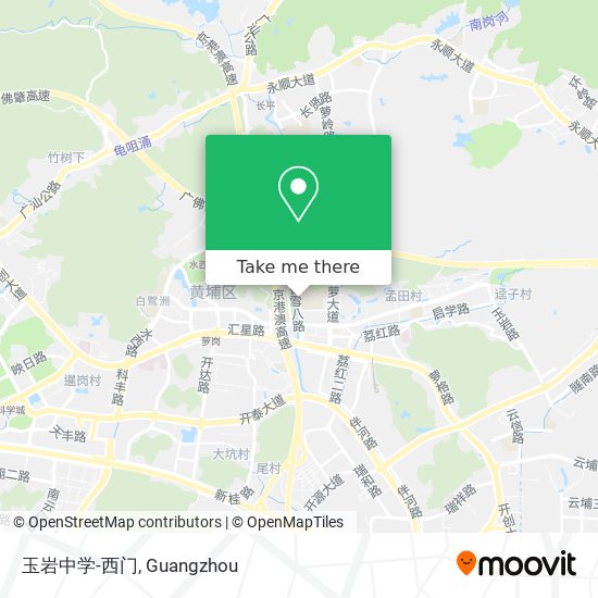 玉岩中学-西门 map
