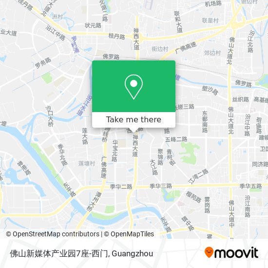 佛山新媒体产业园7座-西门 map
