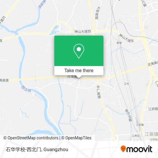 石华学校-西北门 map