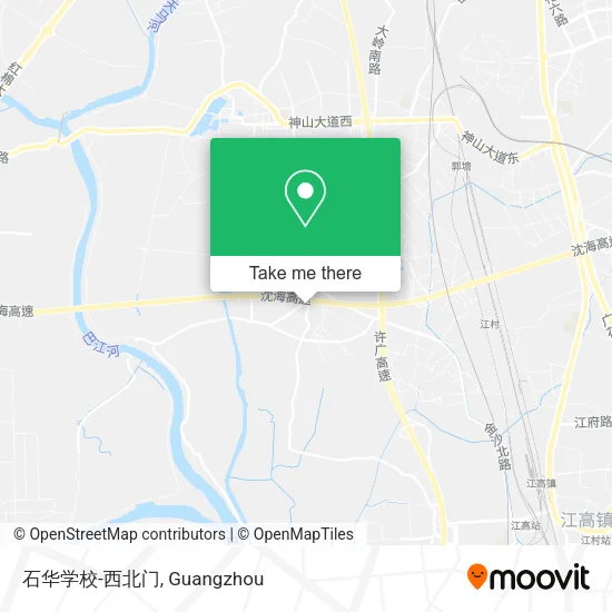 石华学校-西北门 map