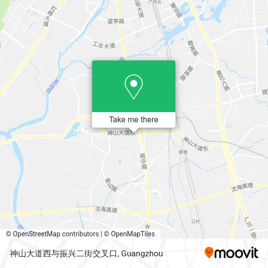 神山大道西与振兴二街交叉口 map
