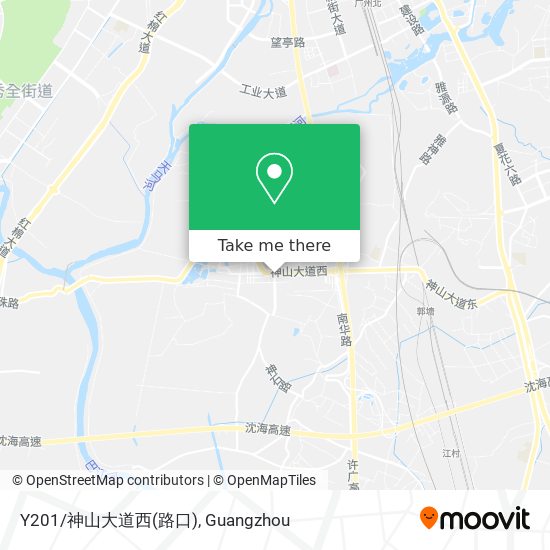 Y201/神山大道西(路口) map