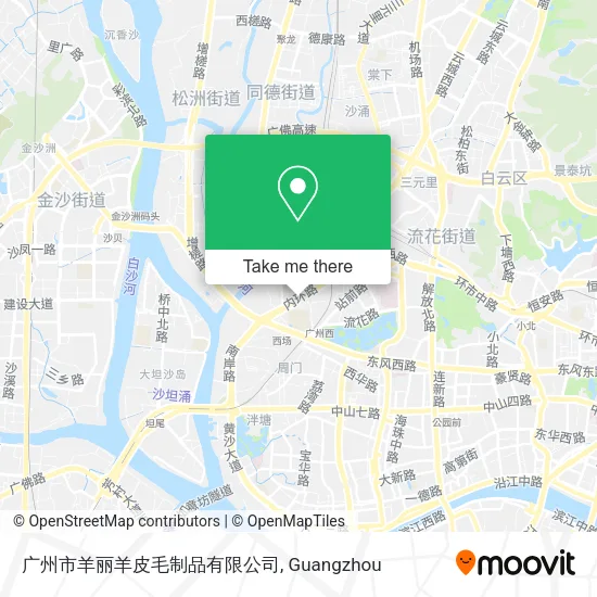 广州市羊丽羊皮毛制品有限公司 map
