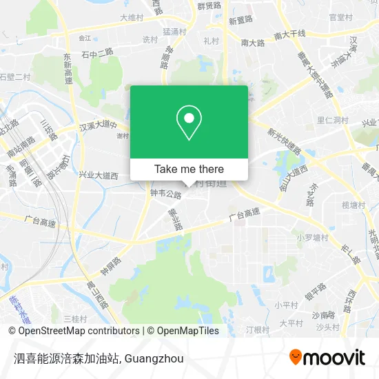 泗喜能源涪森加油站 map