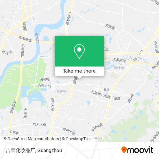 吉呈化妆品厂 map