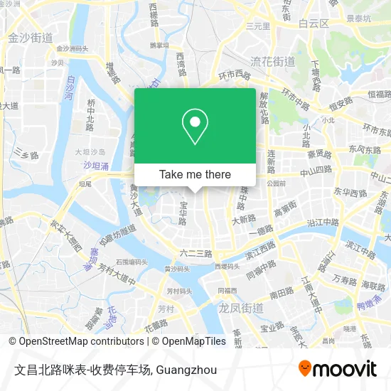 文昌北路咪表-收费停车场 map