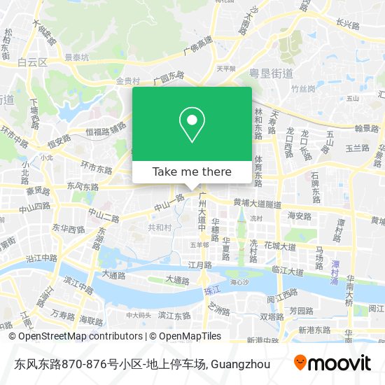 东风东路870-876号小区-地上停车场 map