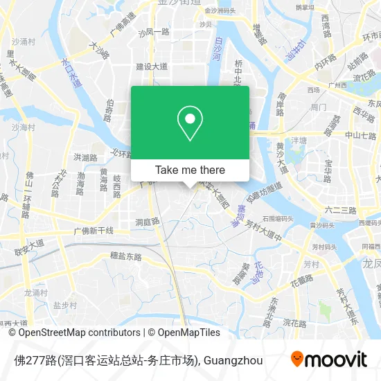 佛277路(滘口客运站总站-务庄市场) map