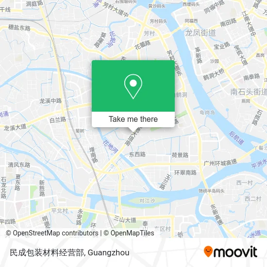民成包装材料经营部 map