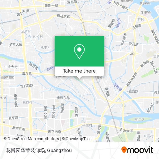 花博园华荣装卸场 map