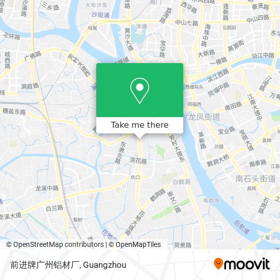 前进牌广州铝材厂 map