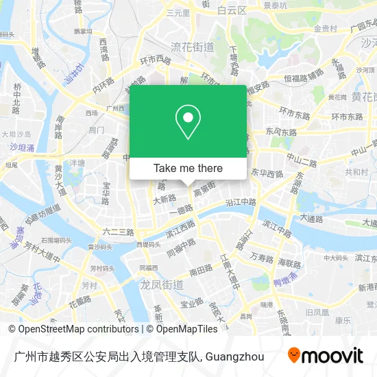 广州市越秀区公安局出入境管理支队 map