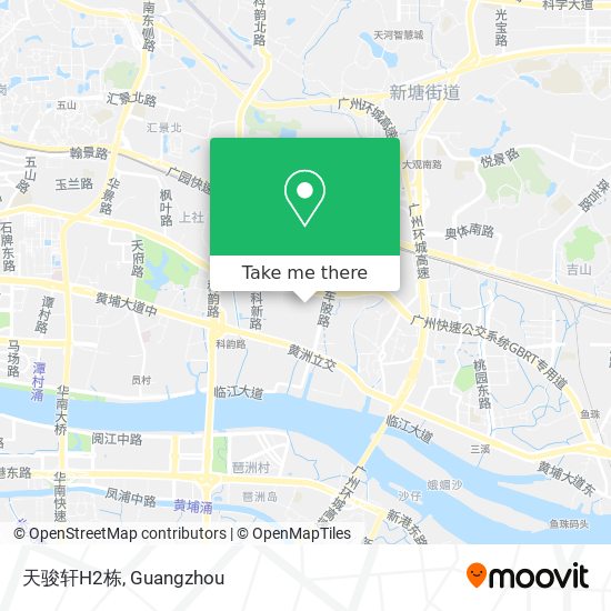 天骏轩H2栋 map