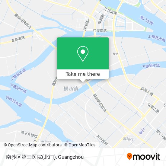南沙区第三医院(北门) map